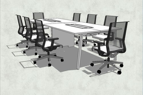 高效辦公空間的構(gòu)建 精品會議室長桌椅SU模型素材與專業(yè)攝像制作服務(wù)